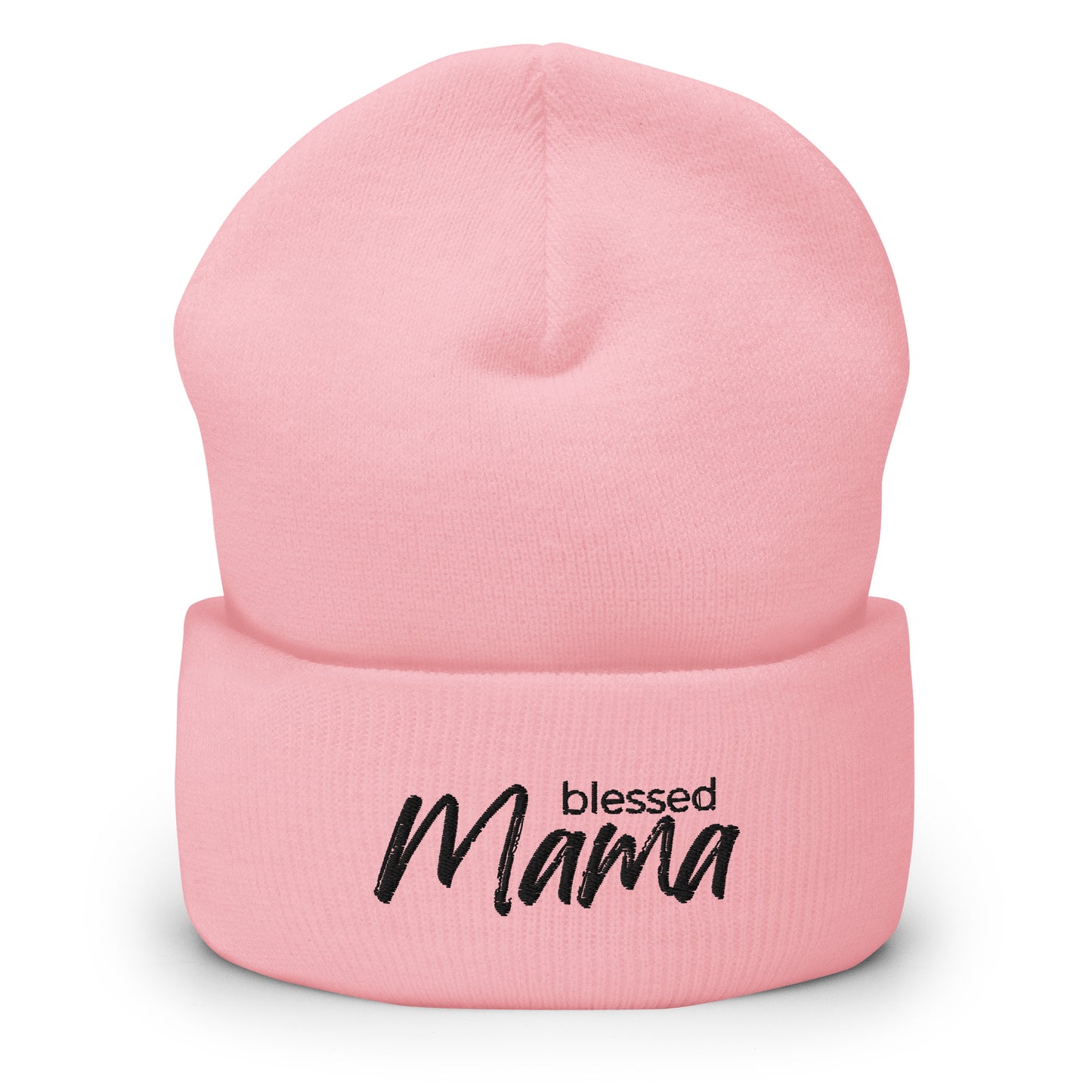 âBlessed Mama embroidered beanie â Christian winter hat for moms and homeschoolersâ