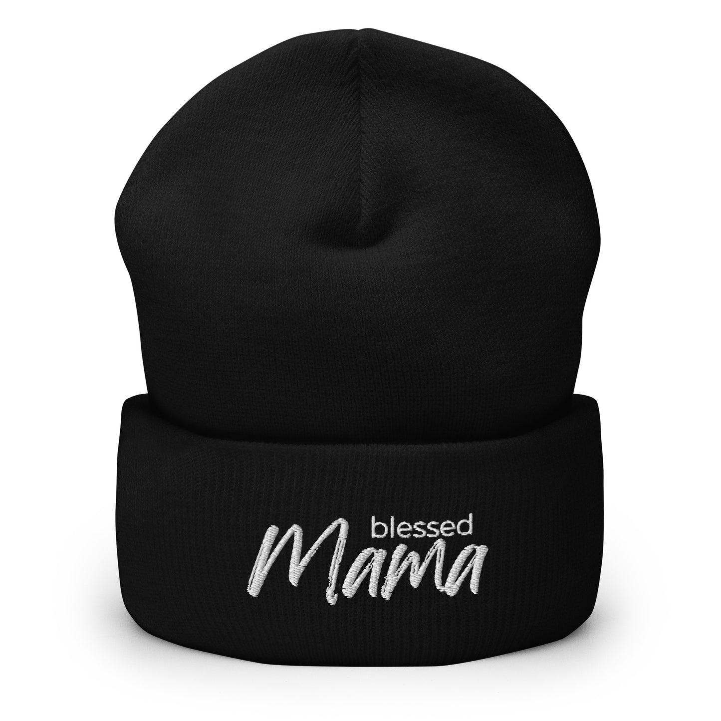 âBlessed Mama embroidered beanie â Christian winter hat for moms and homeschoolersâ