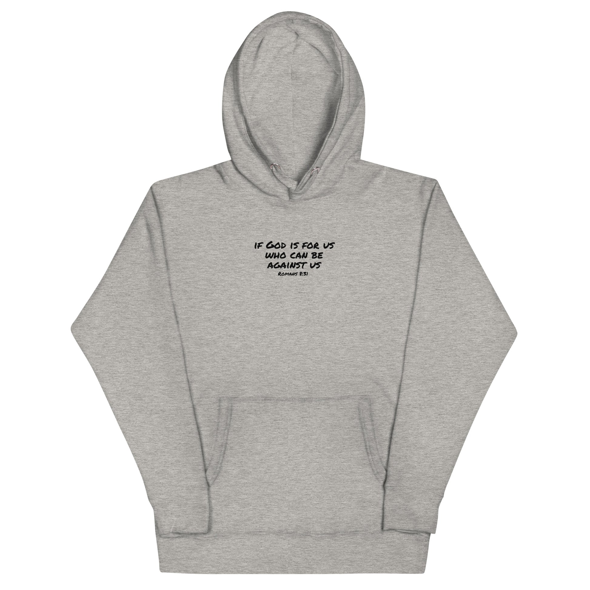 Romans 8:31 Hoodie | “God’s Got My Back” Christian Apparel — Morning Flora Devotionals