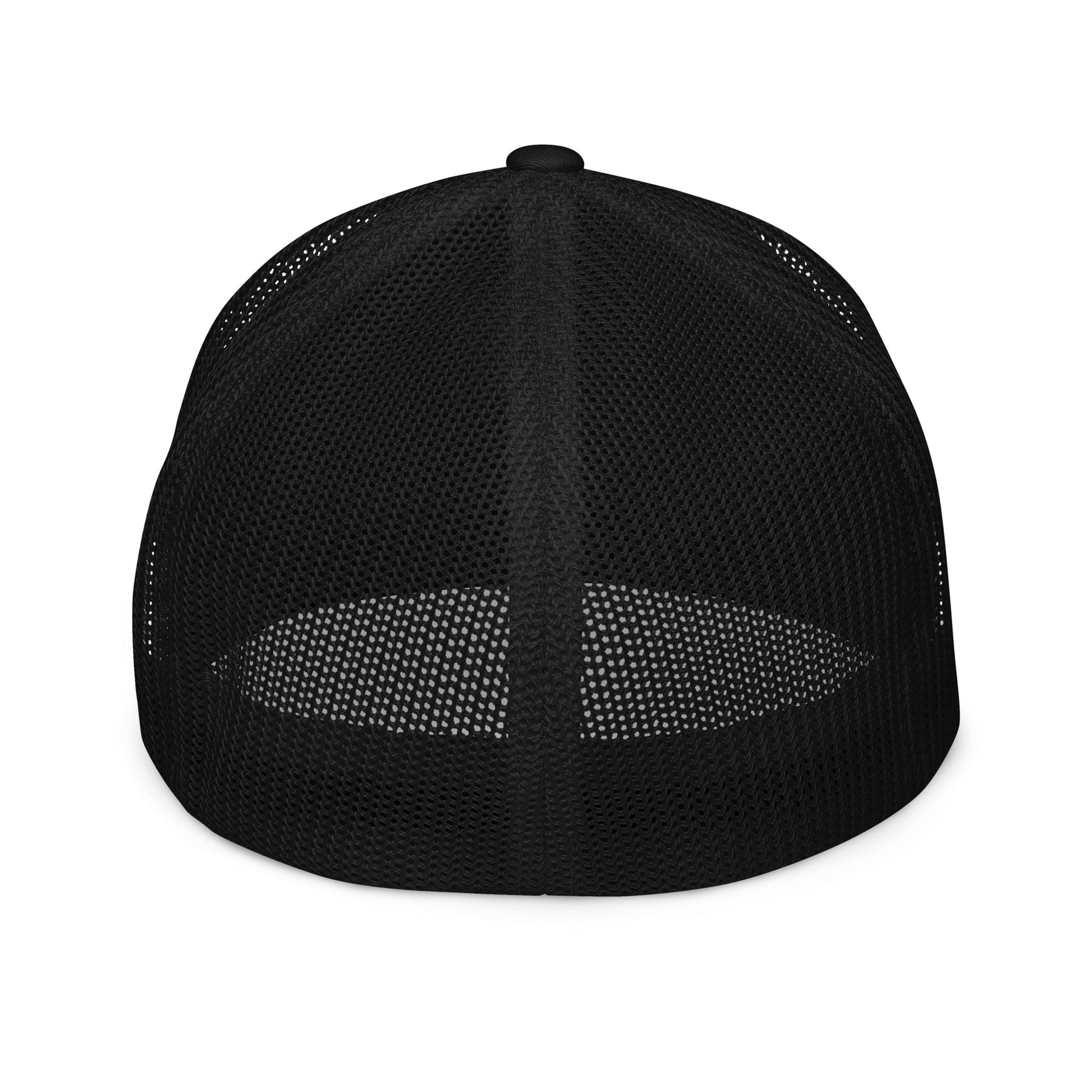 Blessed Mama trucker cap with breathable mesh back and curved visor — faith-inspired Christian mom hat by Morning Flora Devotionals.