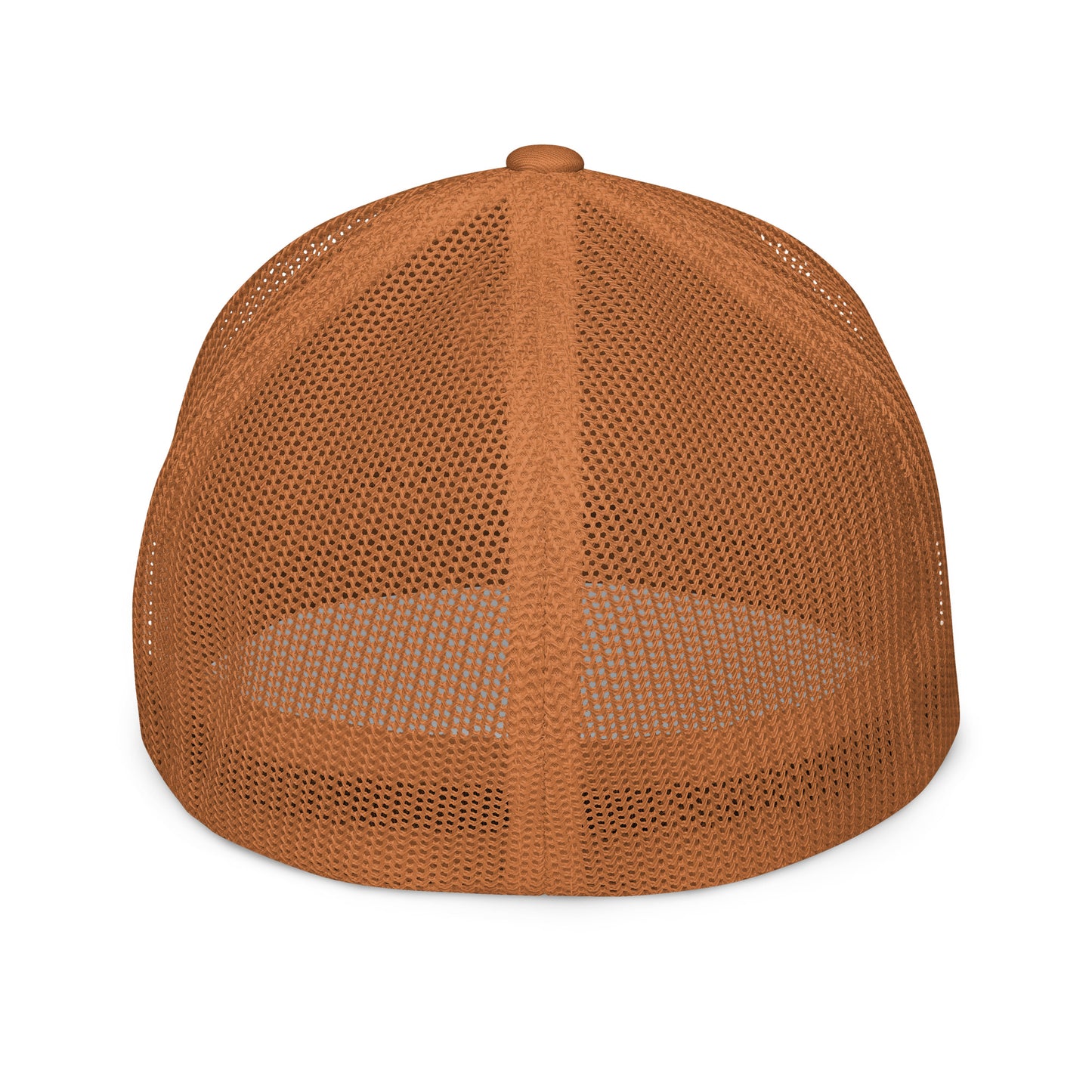 Blessed Mama trucker cap with breathable mesh back and curved visor — faith-inspired Christian mom hat by Morning Flora Devotionals.