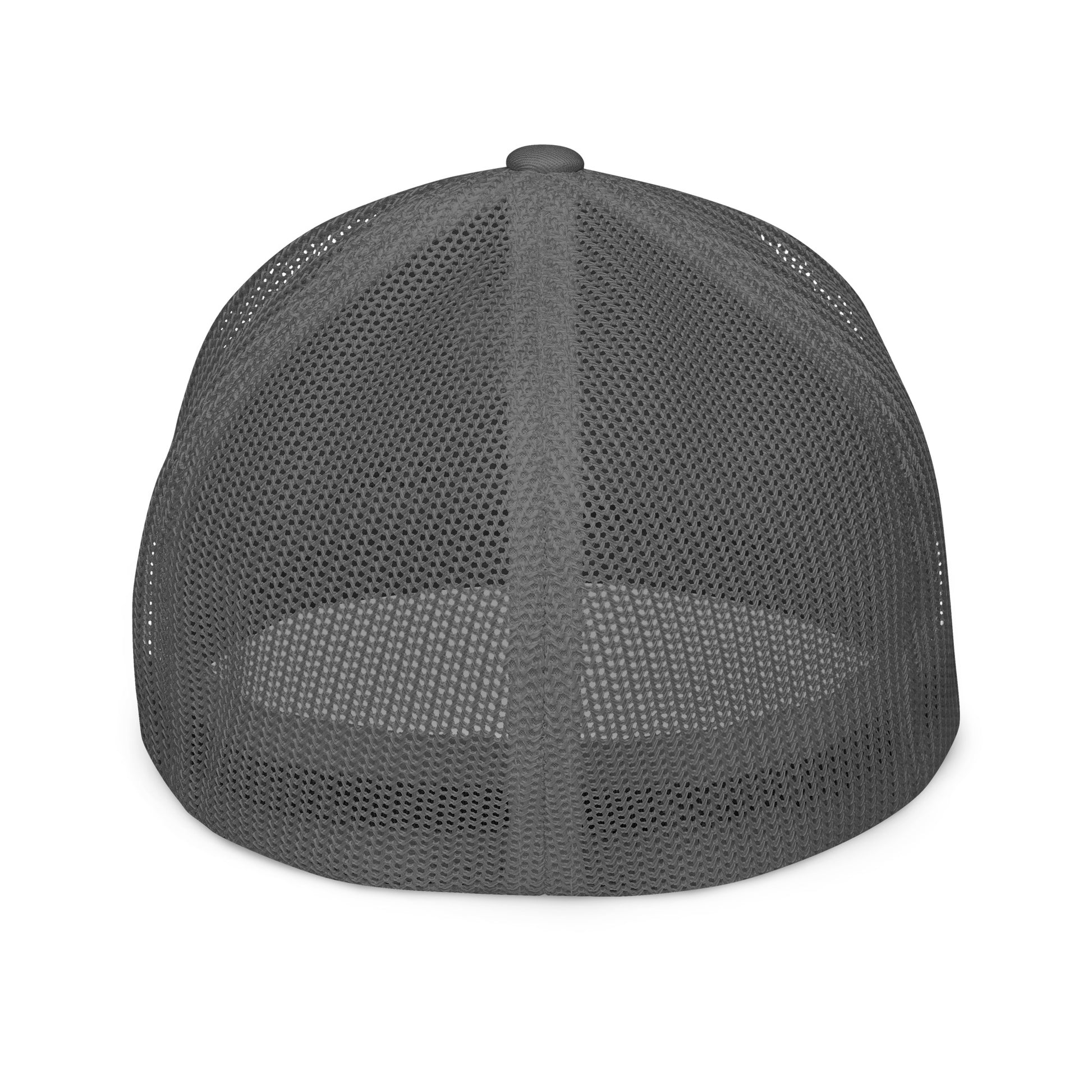 Blessed Mama trucker cap with breathable mesh back and curved visor — faith-inspired Christian mom hat by Morning Flora Devotionals.