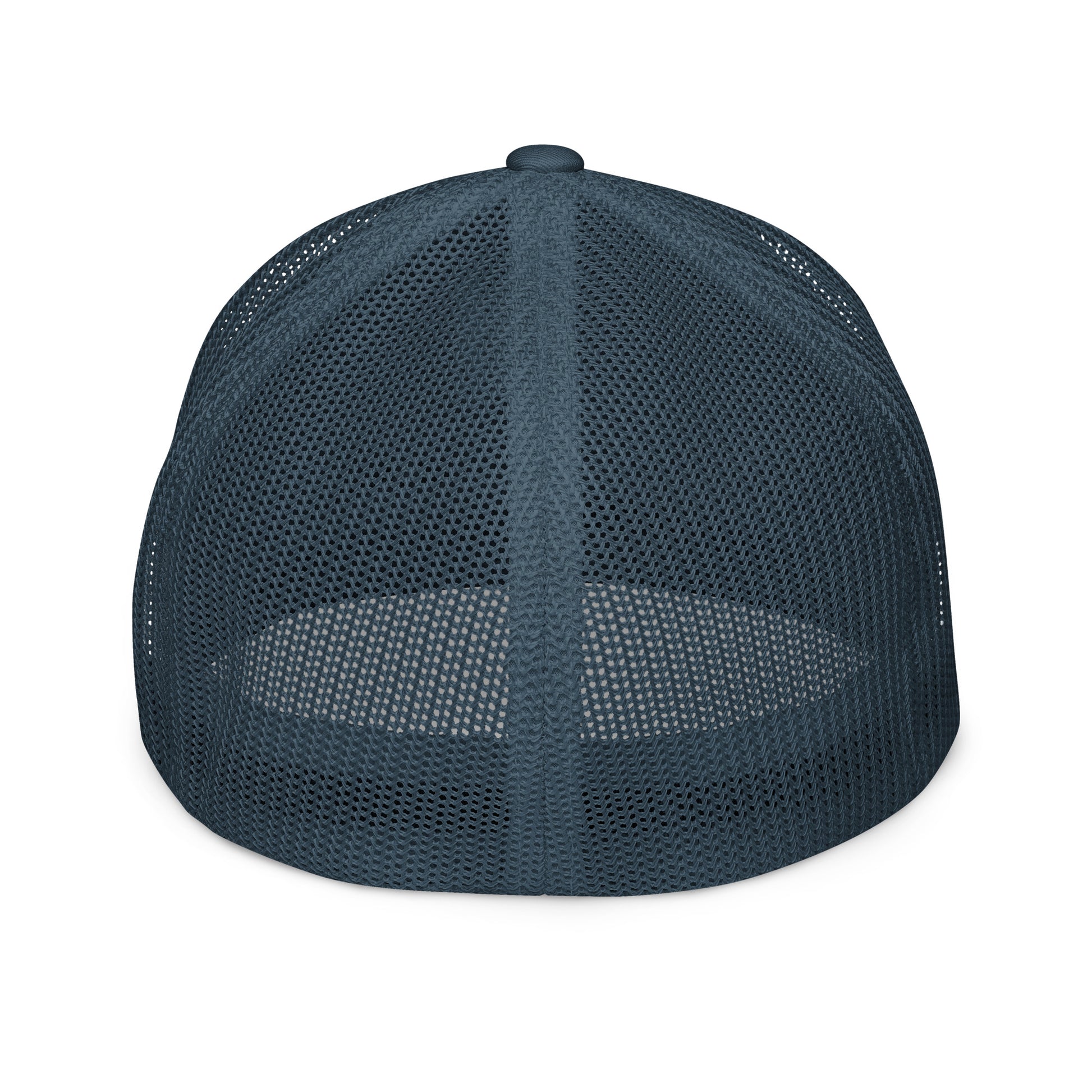Blessed Mama trucker cap with breathable mesh back and curved visor — faith-inspired Christian mom hat by Morning Flora Devotionals.