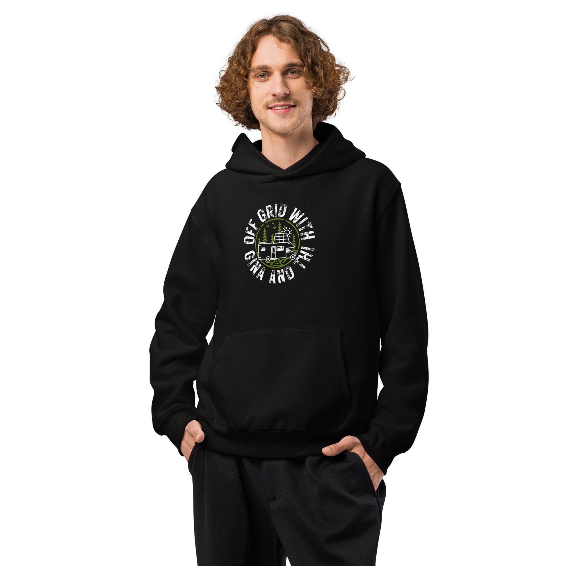 Oversized winter hoodie — soft brushed fleece, relaxed fit, cozy cold-weather essential