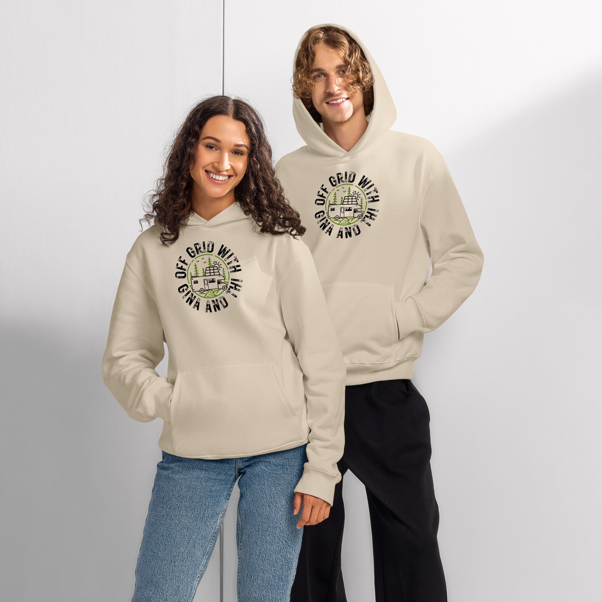 Oversized winter hoodie — soft brushed fleece, relaxed fit, cozy cold-weather essential