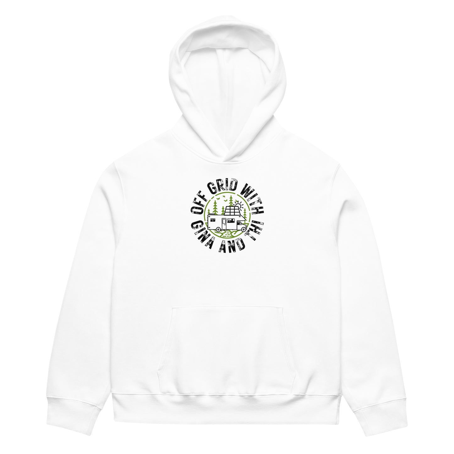 Oversized winter hoodie — soft brushed fleece, relaxed fit, cozy cold-weather essential