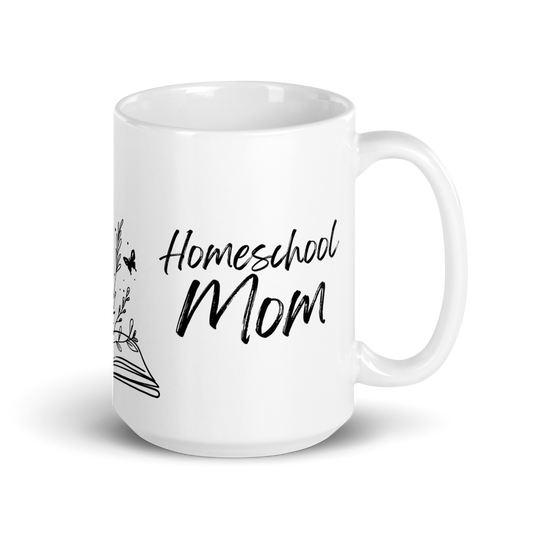 PHILIPPIANS 4:13 HOMESCHOOL MOM WHITE MUG
